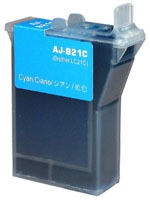 Brother Compatible InkJet Cartridge  LC-21 Cyan
