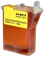 Brother Compatible InkJet Cartridge  LC-21 Yellow