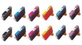 Canon BCI-6 Photo Cartridge Bundle 2 of each BCI-6 cartridge, Black, Cyan, Magenta, Yellow, Photo Cyan and Photo Magenta.  Total of 12 cartridges. For use in Canon BJC 8200, S800, S820D, S830, S900, S9000,i560, i860, i950, i9100, i9900, Pixma iP3000, iP4000, iP4000R, iP5000, iP6000D, iP8500, MP780 and other models-- Some models require optional photo printhead assembly to use the photo cartridges. For use in Canon BJC 8200, S800, S820D, S830, S900, S9000,i560, i860, i950, i9100, i9900, Pixma iP3000, iP4000, iP4000R, iP5000, iP6000D, iP8500, MP780 and other models-- Some models require optional photo printhead assembly to use this cartridge.
