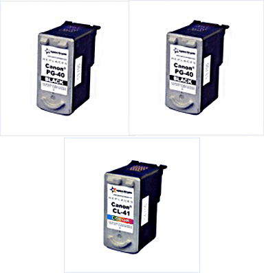 Canon Remanufactured InkJet Cartridge  -- PG-40 / CL-41 Bundles