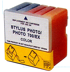 Epson Compatible InkJet Cartridge  S020110-5 COLORS For use in Epson Stylus Photo, Photo 700, Photo EX Epson PM 2000 C, PM 700, Stylus Photo, Stylus Photo 700, Stylus Photo 710, Stylus Photo EX