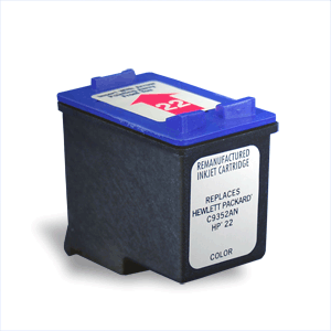 HP #22 C9352AN  Remanufactured HP Inkjet Cartridge