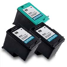 HP #98 C9364 Black & HP #93 C9361W Colour Remanufactured Inkjet Cartridge Bundle