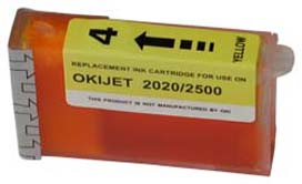 Okidata Compatible InkJet Cartridge  52110004-Yellow